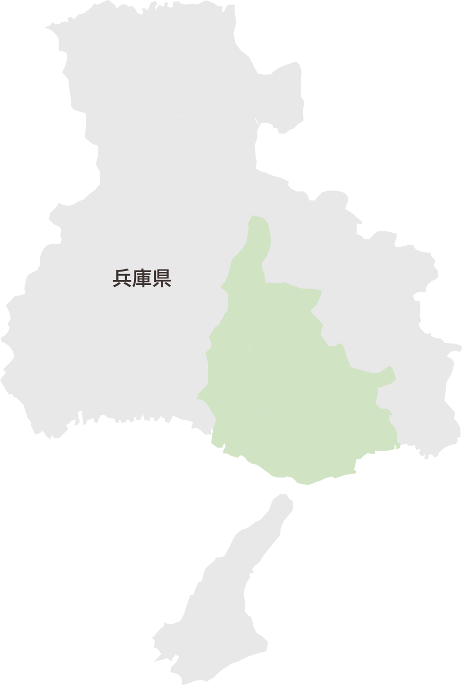 エリアの地図
